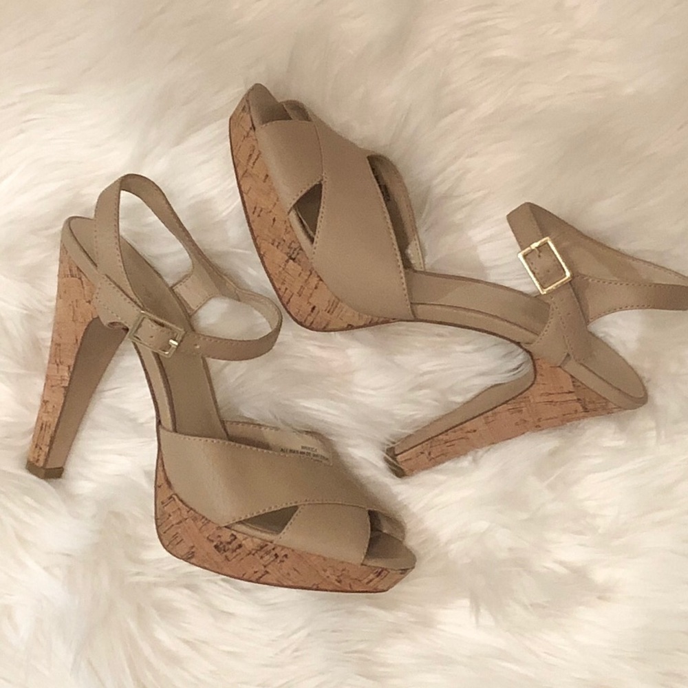 Tan/Beige Nine West Heels